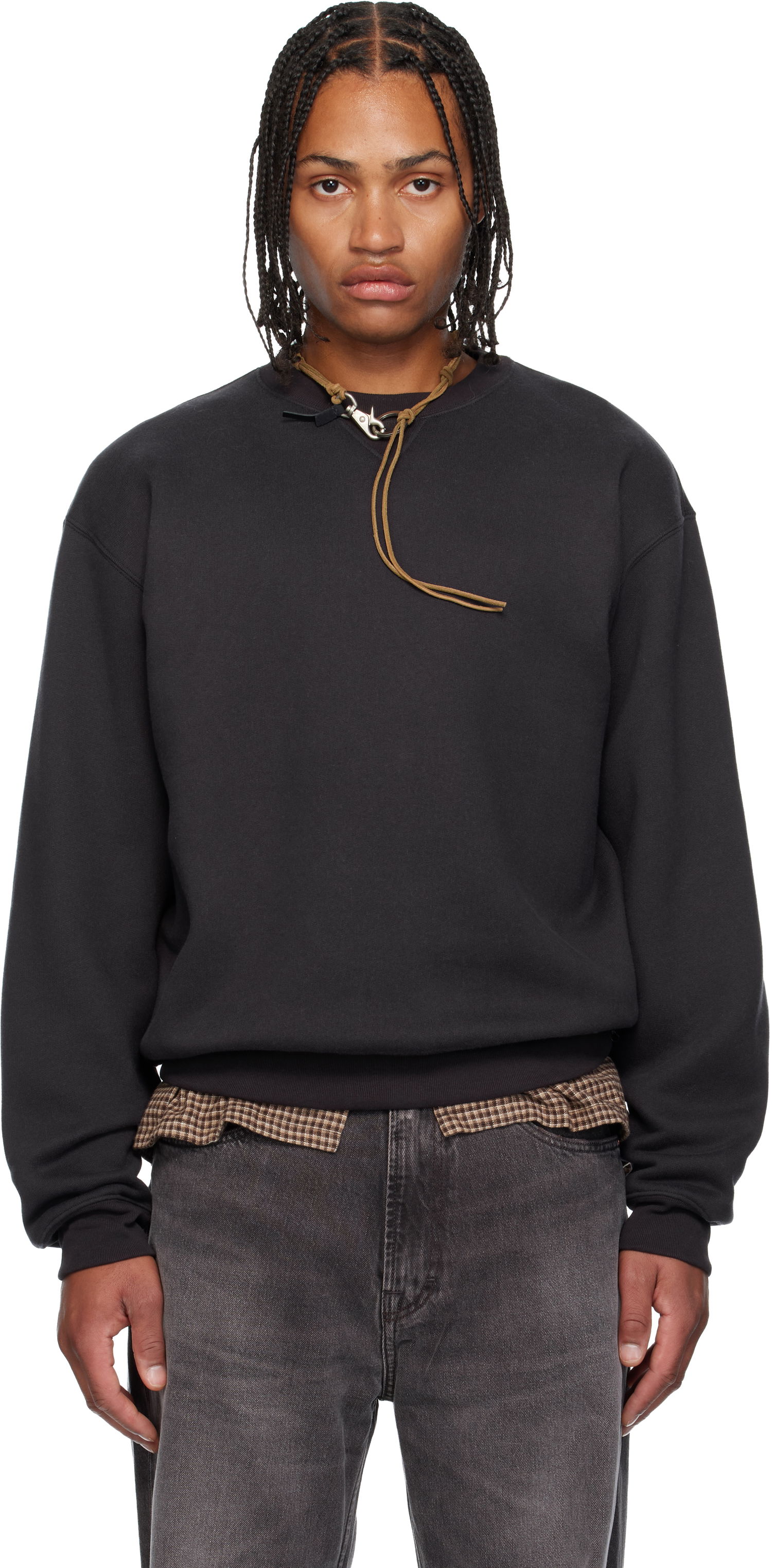 Mikina OUR LEGACY Perfect Sweatshirt Čierna | M4256PB, 0