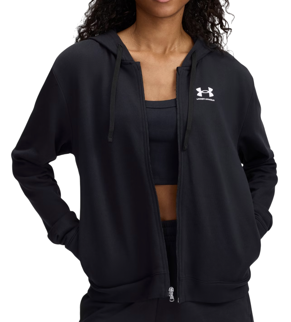 Mikina Under Armour Rival Terry Full-Zip Hoodie Čierna | 6005509-001, 0