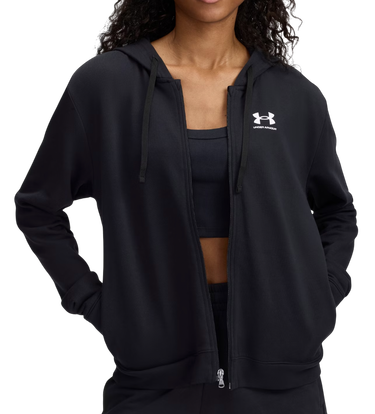 Mikina Under Armour Rival Terry Full-Zip Hoodie Čierna | 6005509-001, 0