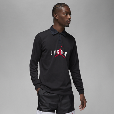 Polo tričko Jordan Essentials Rugby Polo Shirt Čierna | DV7654-010, 0