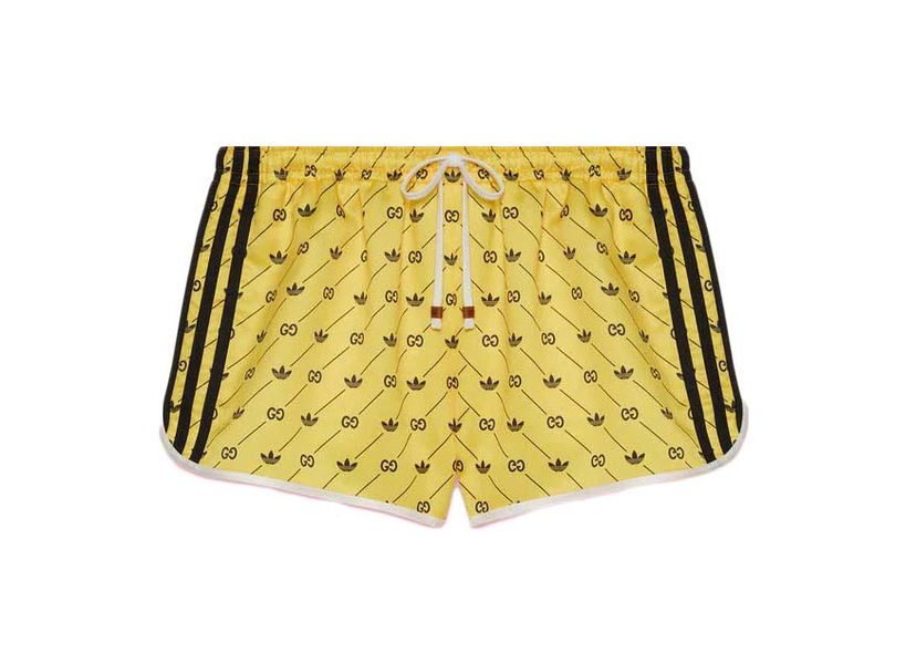 Šortky Gucci adidas x Shorts Yellow/Black Žltá | 693439 XJEGV 1131