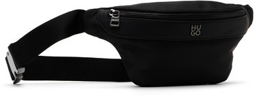 Ľadvinka BOSS HUGO Twill Belt Bag with Stacked Logo Čierna | 50547398, 2