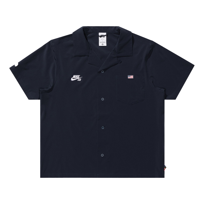 Košeľa Nike SB Team USA Bowler Shirt Navy | FZ4054-451