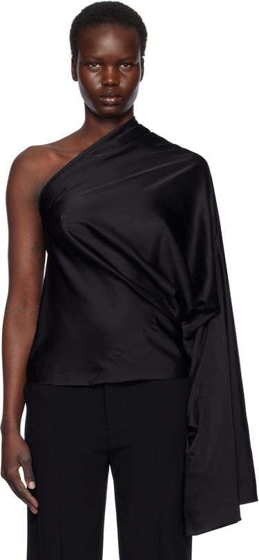 Tielko Rick Owens Rick Owens Hollywood One Sleeve Top Čierna | RP01E7234 SCH, 0