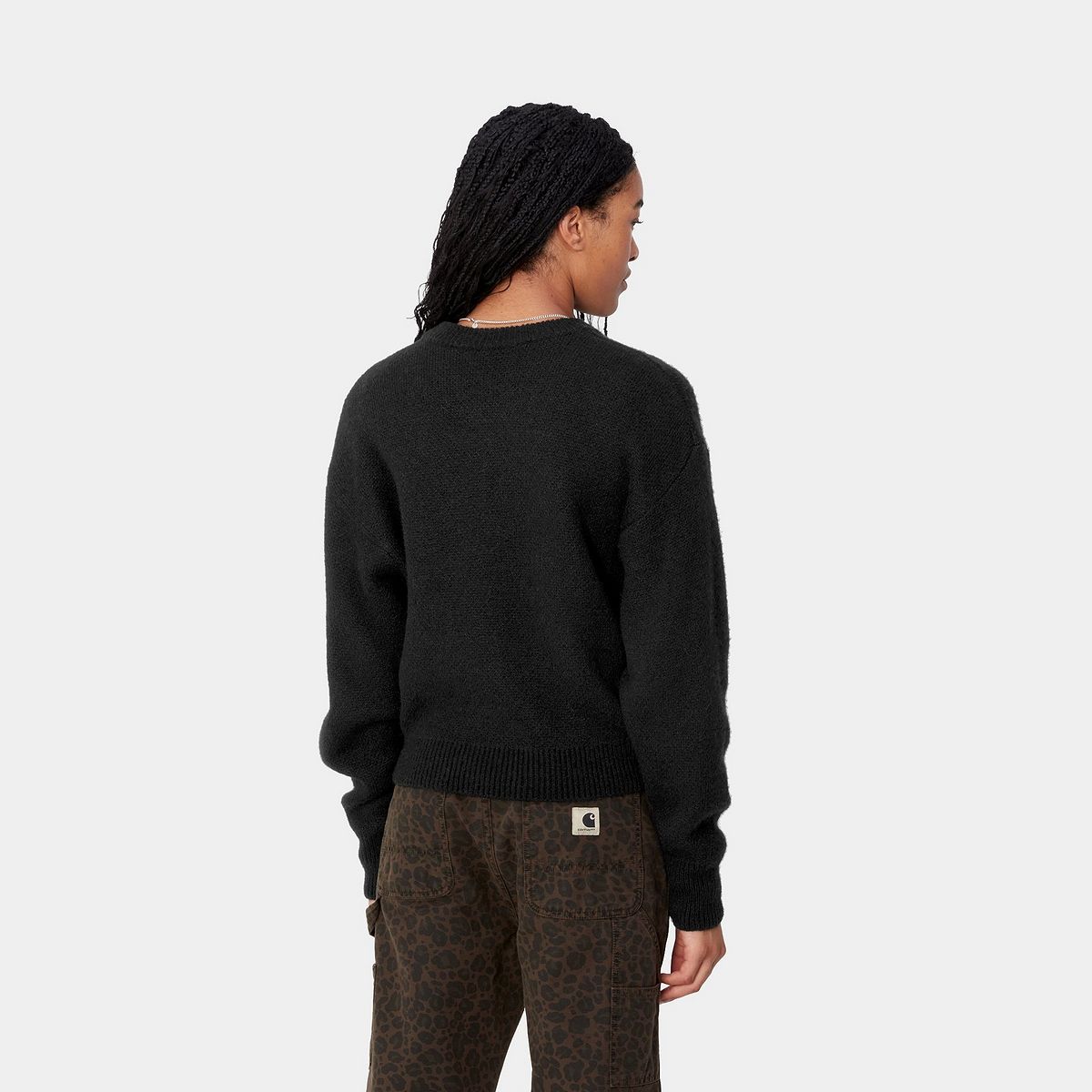 Merton Cropped Crewneck Sweater