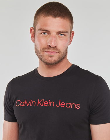 Tričko CALVIN KLEIN CORE INSTITUTIONAL LOGO SLIM TEE Čierna | J30J322552-0GM, 4