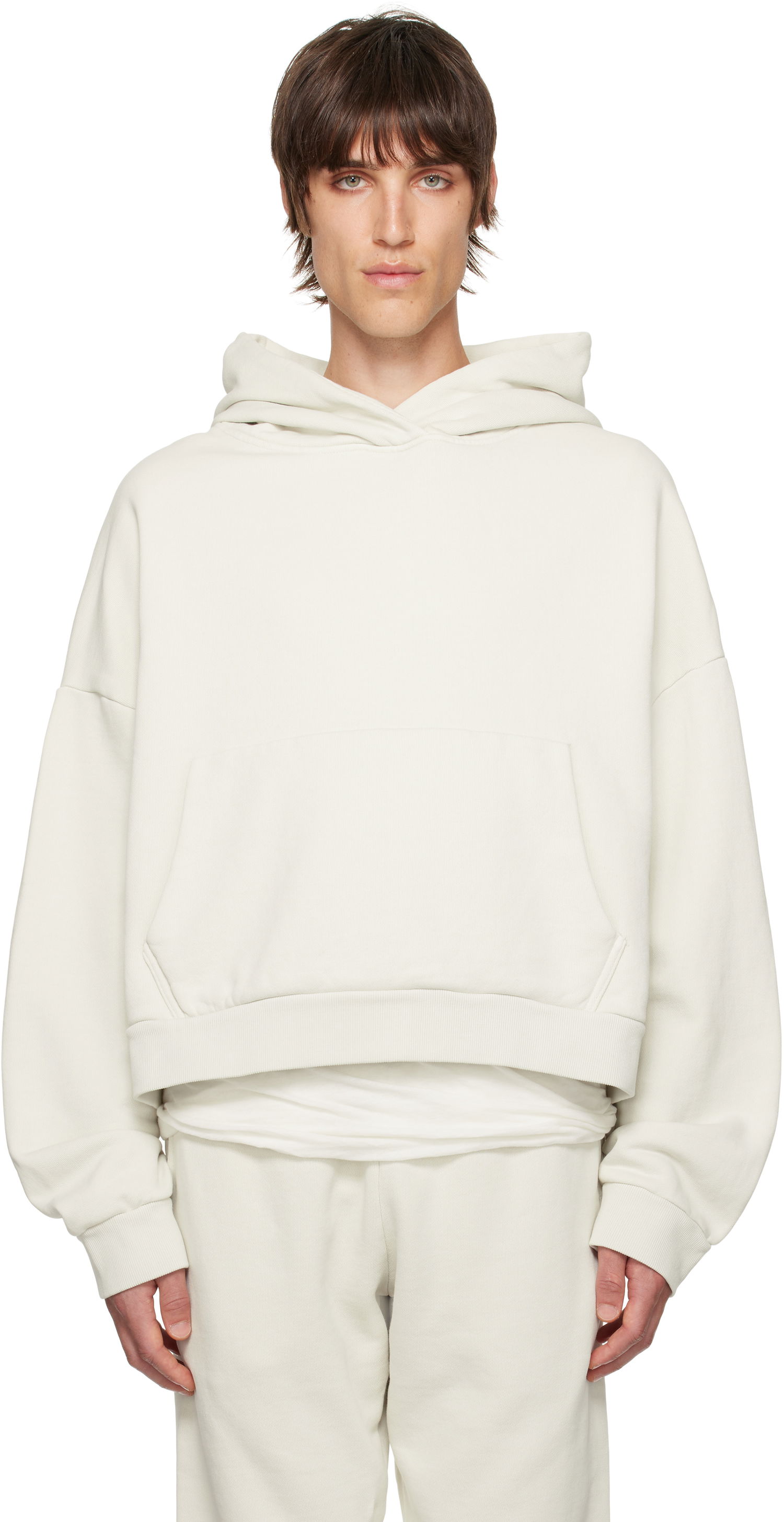 Mikina Entire Studios Heavy Hoodie Béžová | ES2125RI, 0