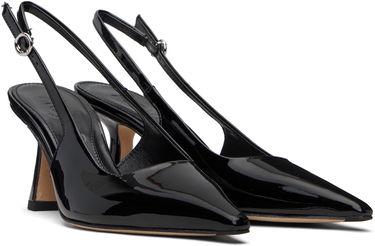 Doplnky Aeyde Aeyde Fernanda Slingback Heels Čierna | A12-PU-ISOSS75ST-223-800-048, 3