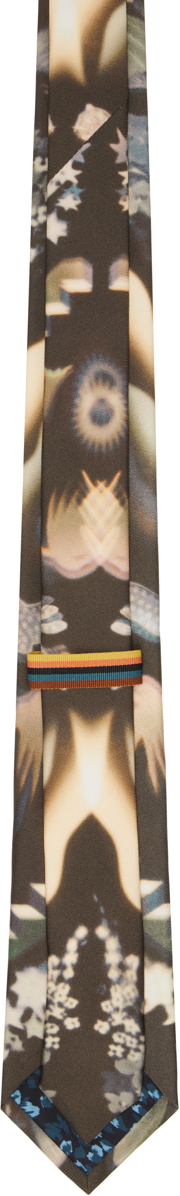 Šál Paul Smith Paul Smith Lumiere Print Tie Hnedá | M1A-0TIE-PT378-79, 1