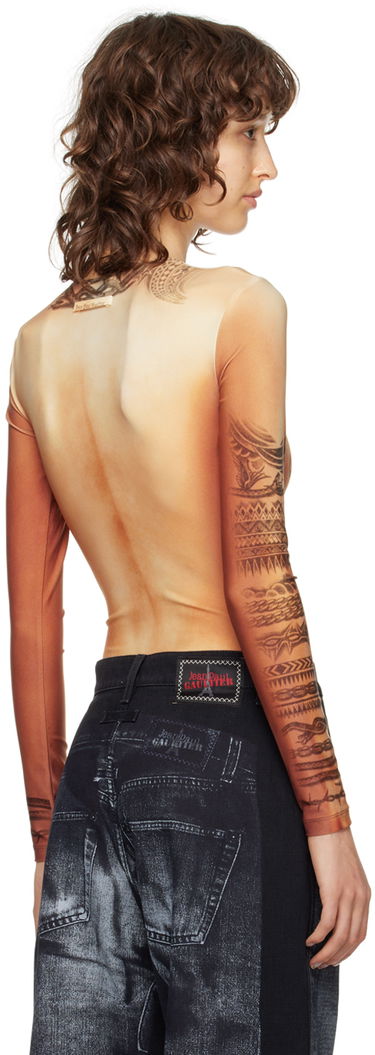Body Jean Paul Gaultier Gaultier 'The Body Tattoo' Long Sleeve Bodysuit Rôznofarebný | 23/15-F-BD009-J527-25, 2