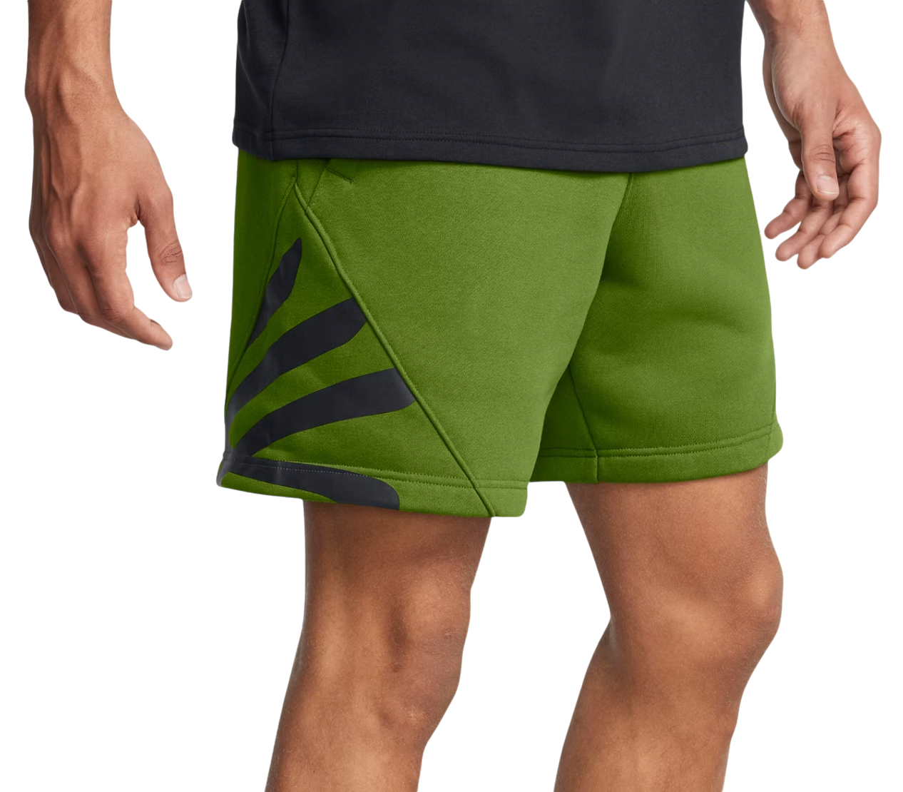 Šortky Under Armour Curry Splash Fleece Shorts Zelené | 1387112-306, 0