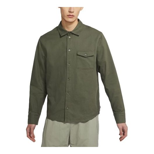 Košeľa Nike SB Nike SB Solid Casual Skate Shirt Zelené | CV4450-325