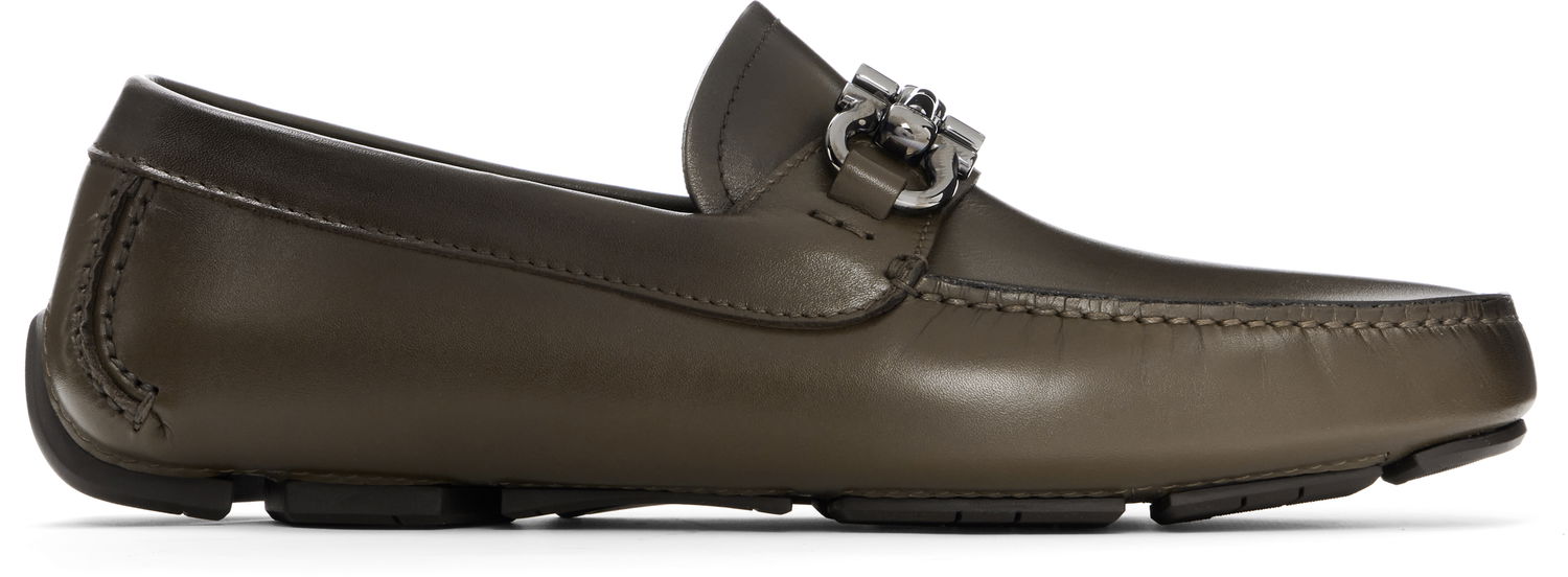 Oblečenie FERRAGAMO Salvatore Ferragamo Gancini Ornament Driver Loafers Zelené | 778796, 0