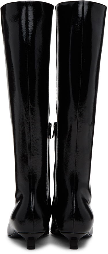 Šaty TOTEME Totême 'The Slim' Kitten Heel Knee-High Boots Čierna | 241-WAS954-LE0046, 1