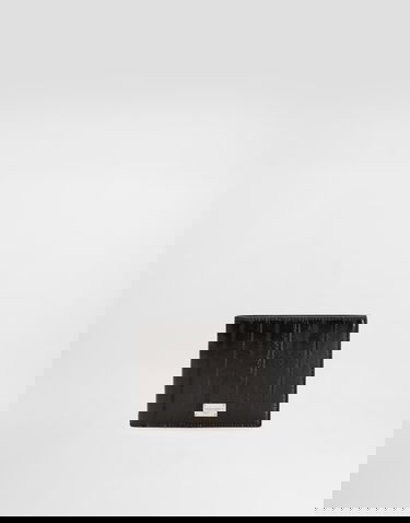 Peňaženka Dolce & Gabbana Dolce & Gabbana Eel Skin Bifold Wallet Čierna | BP1321A8M2480999, 0