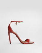 Dolce & Gabbana Polished Goatskin Heeled Sandals