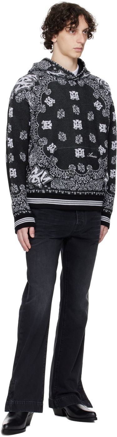 Mikina AMIRI Bandana Hoodie Čierna | AMKNHD1004, 3