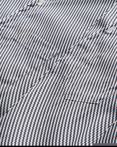 Košeľa Neighborhood Longsleeve Stripe Shirt Modrá | 251BENH-SHM03 BK, 3