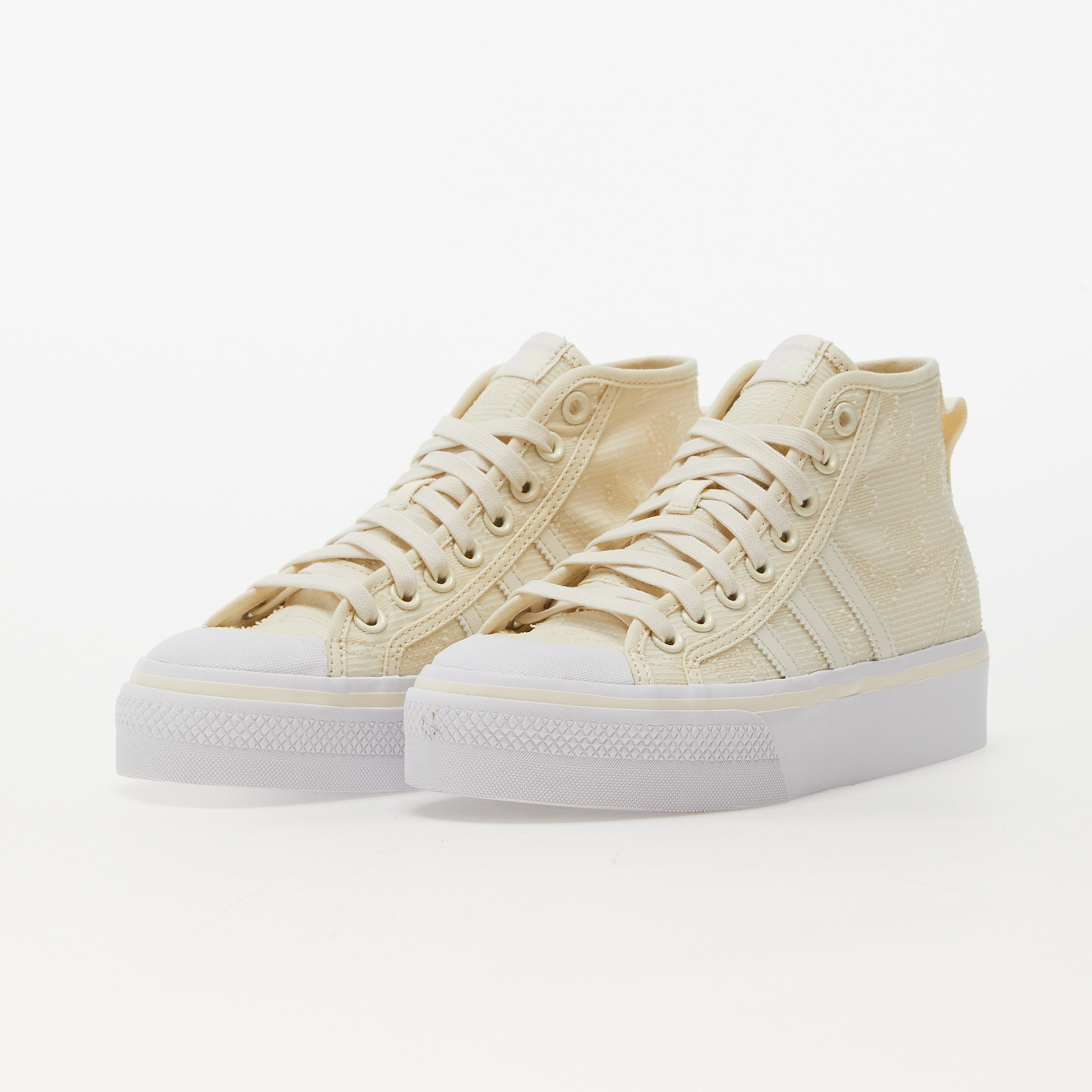Tenisky a topánky adidas Originals Nizza Platform Mid Béžová | GX8356, 0