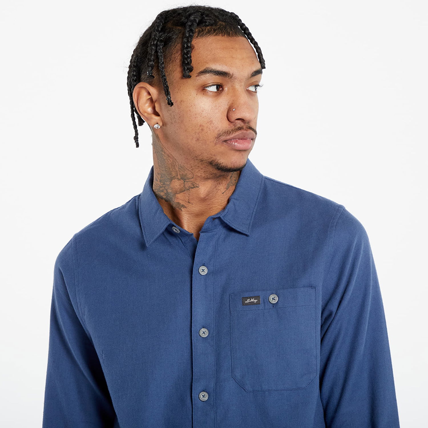 Košeľa Lundhags Ekren Solid Shirt Modrá | 1119104-465, 1