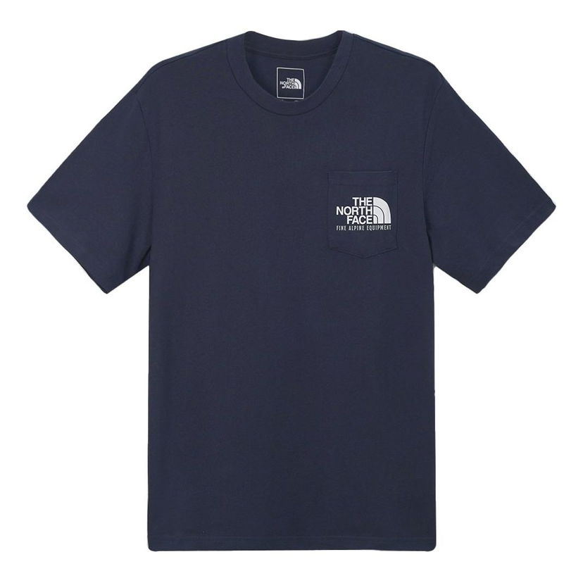 Tričko The North Face Logo Short Sleeve T-Shirt Navy | NF0A4U9L-RG1