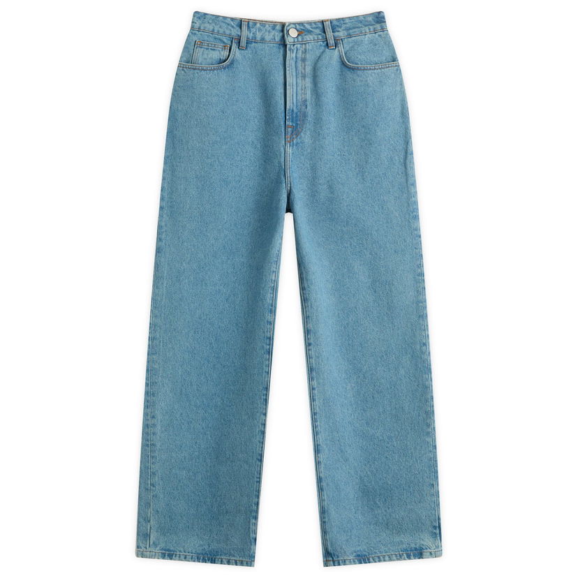 Džínsy Róhe Baggy Fit Jeans Size 32 Modrá | 415-31-170