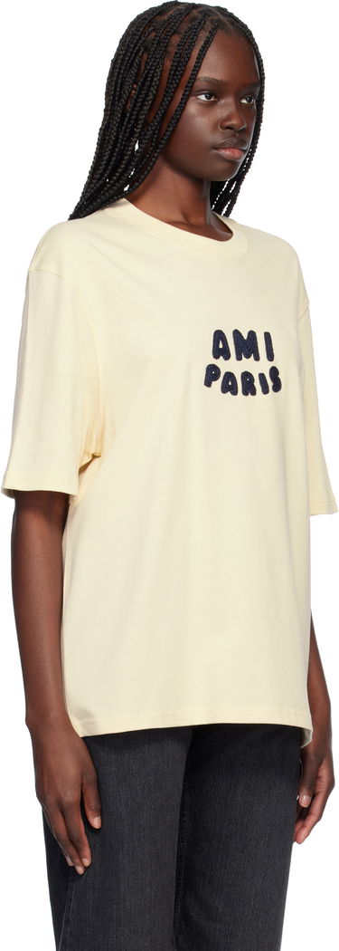 Tričko AMI AMI Paris Cotton Patch T-Shirt Navy | UTS075.726, 4