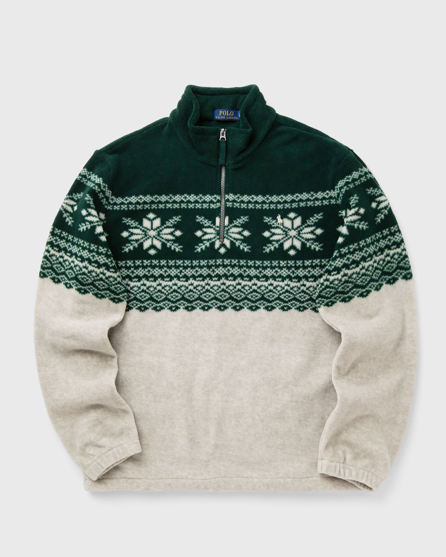Mikina Polo by Ralph Lauren Fair Isle Fleece Half-Zip Sweatshirt Zelené | 710952261001, 0