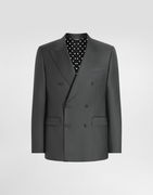 Double-breasted Virgin Wool Jacket 52