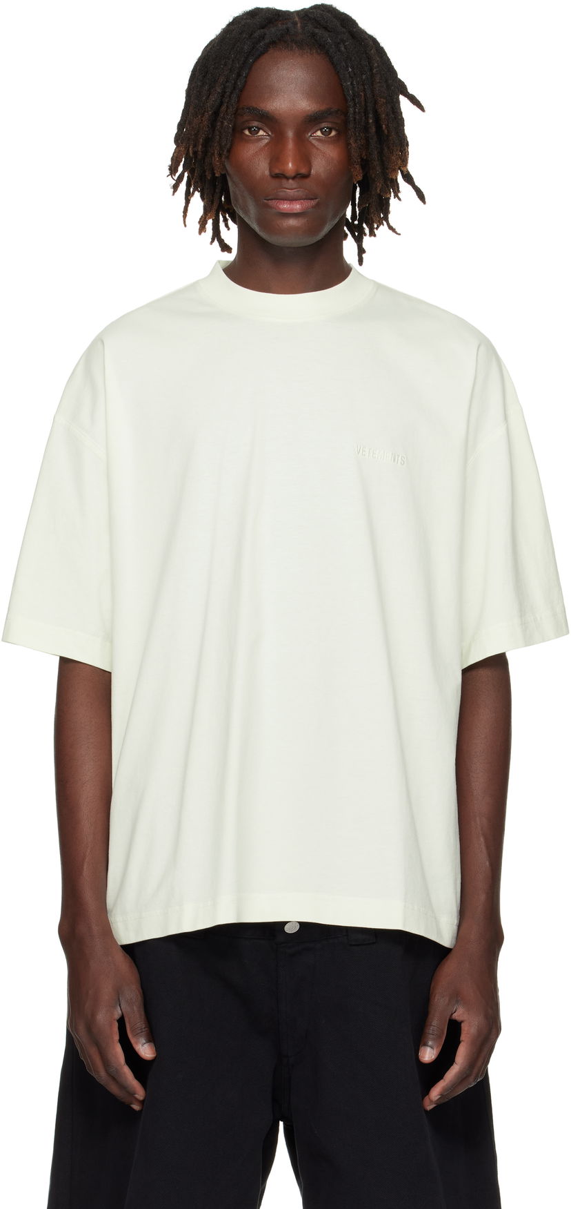 Tričko VETEMENTS Vetements Logo Regular T-Shirt Zelené | UH76TR100I
