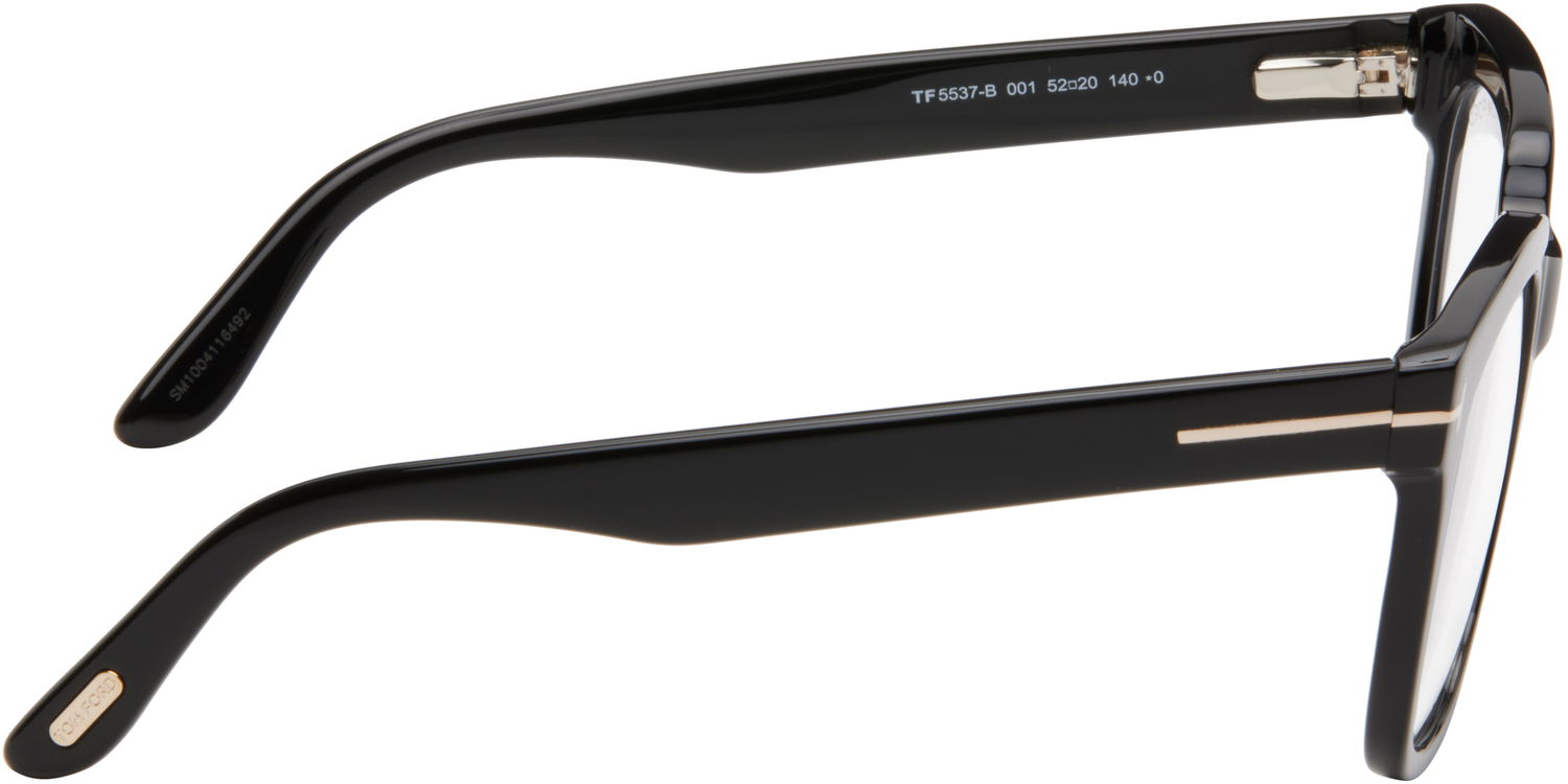 Slnečné okuliare Tom Ford Tom Ford Full Rim Square Blue Block Glasses Čierna | FT5537-B_52001, 1