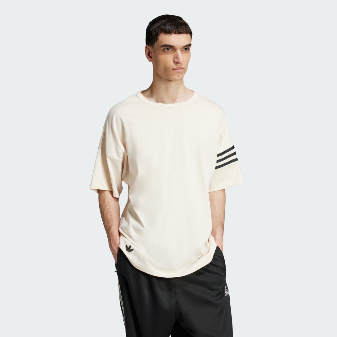Tričko adidas Performance Neuclassics Short Sleeve T-Shirt Béžová | JC9933, 0