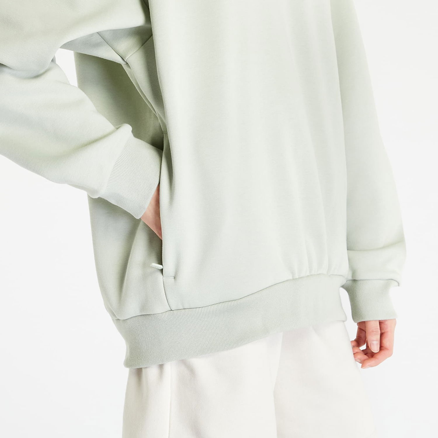 Mikina adidas Originals Basketball Crew Sweatshirt UNISEX "Halo Green" Zelené | IA3434, 1