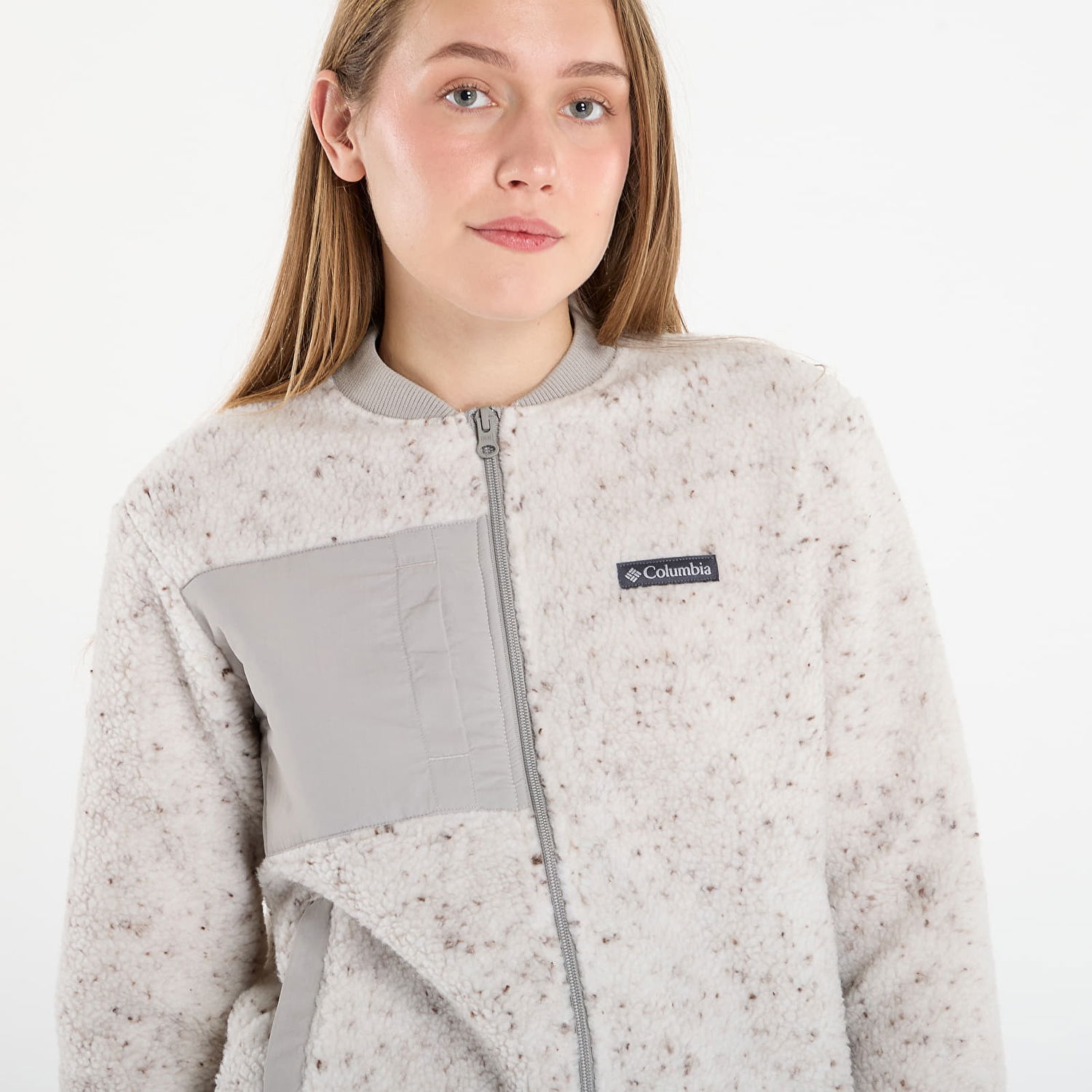 Bomber bunda Columbia Columbia Stellar Path™ Fleece Bomber Jacket Šedá | 2136263278, 1