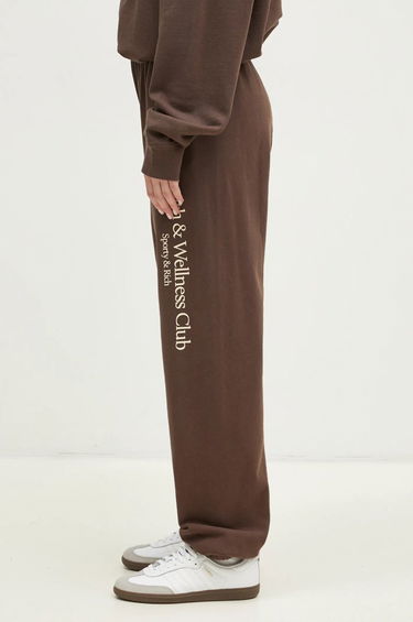 Tepláky Sporty & Rich Sporty & Rich H&W Crest Sweatpants Hnedá | PA036512242BR03, 1