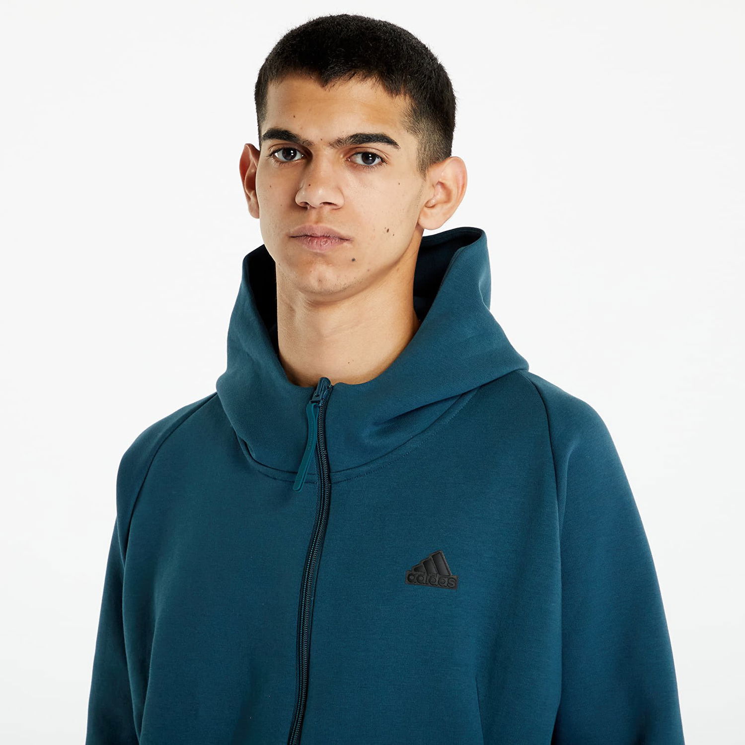 Mikina adidas Originals Z.N.E. Premium Full-Zip Hooded Track Jacket Arctic Night Zelené | IN5087, 1