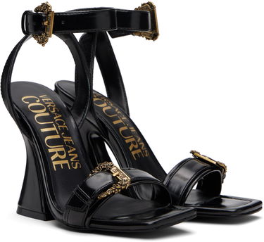 Tenisky a topánky Versace Baroque Buckle Kristen Heeled Sandals Čierna | E79VA3S36_EZSC35, 3