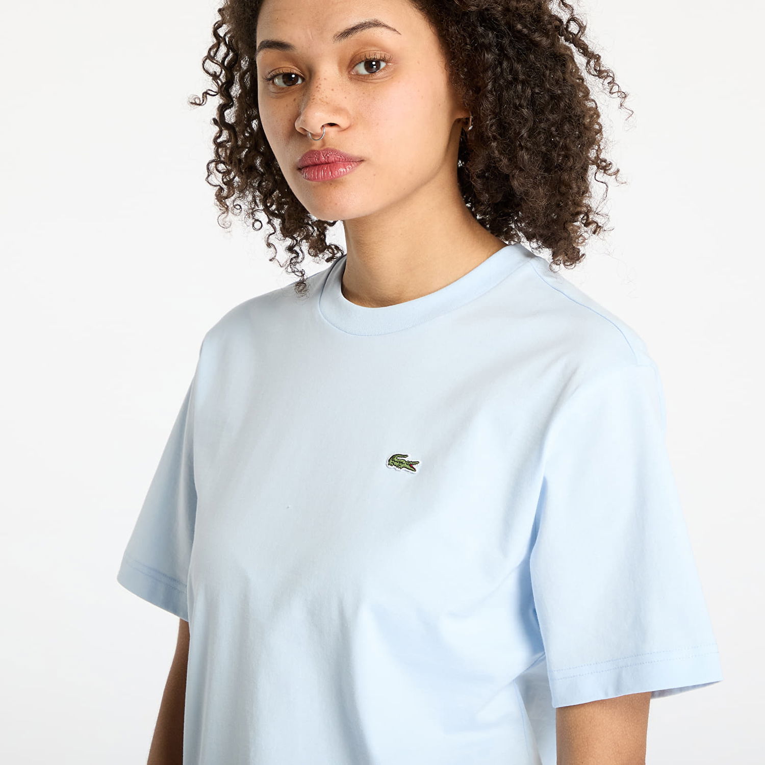 Tričko Lacoste Lacoste Soft Cotton T-Shirt Modrá | TF7215 T01, 1