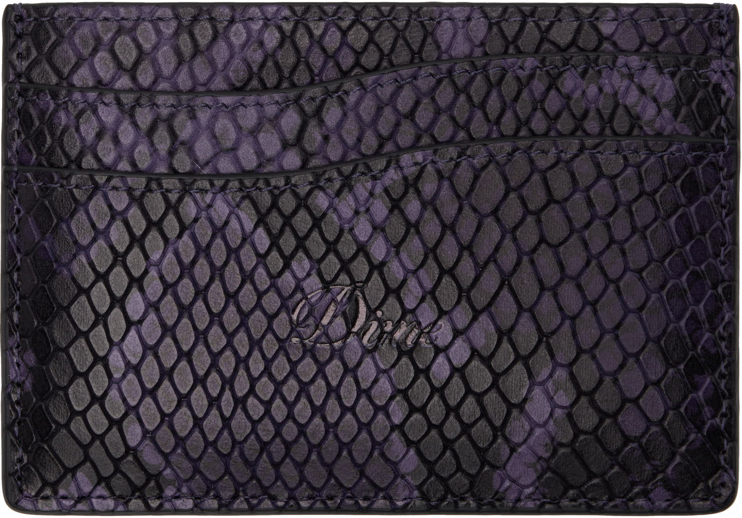 Peňaženka Dime Dime Embossed Leather Card Holder Fialová | DIMESP2528PUR, 0