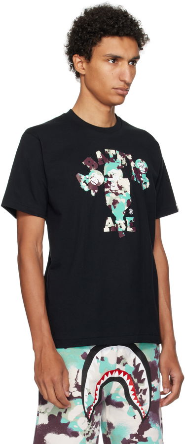 Tričko BAPE A Bathing Ape Map Camo College Milo Tee Biela | 002TEL301007M, 4