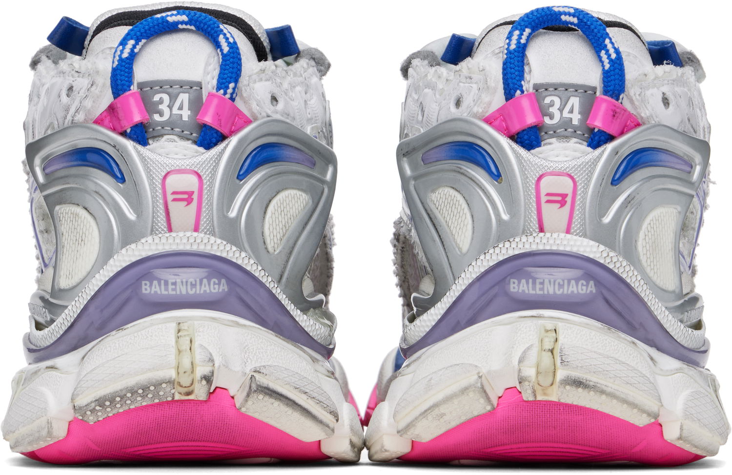 Tenisky a topánky Balenciaga Multicolor Runner Sneakers Šedá | 772767 W3RMU, 1
