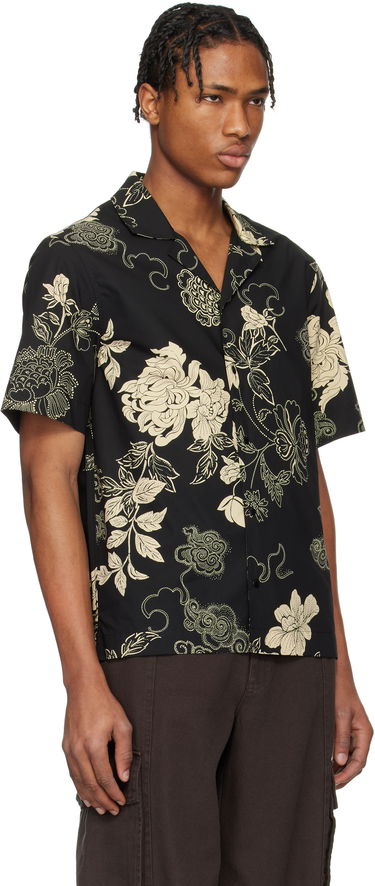 Košeľa Moncler Moncler Floral Print Cotton Shirt Čierna | K10912F00018598I5, 1