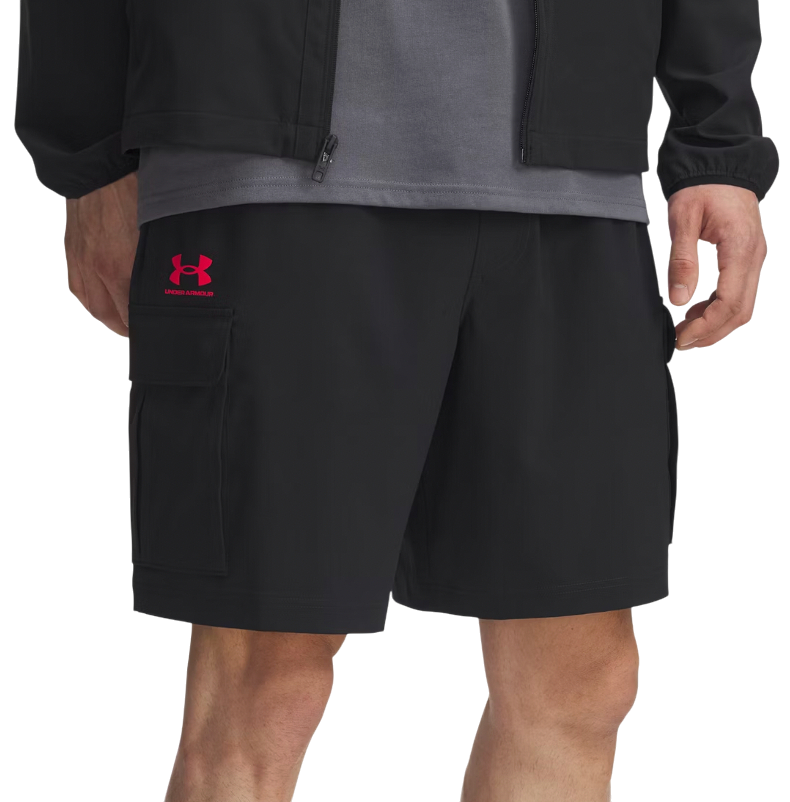 Šortky Under Armour Vibe Woven Cargo Short Čierna | 1386560-002