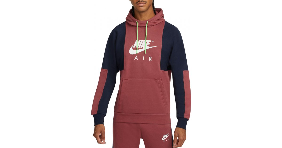 Mikina Nike Nike Air Hoodie Vínová | dd6383-661, 1