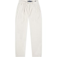 Nohavice Polo by Ralph Lauren Corduroy Pleated Pant "Parchment Cream" Biela | 710924112001, 1