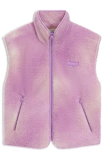 Vesta BOSS Cloud Print Teddy Vest Fialová | 50541231