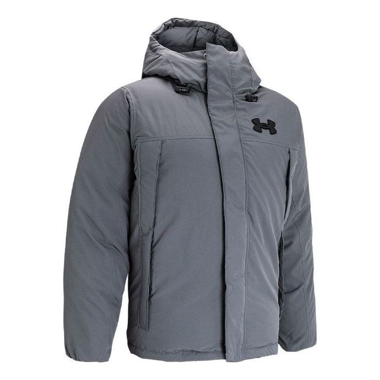 Prešívaná bunda Under Armour Showdown Down Jacket Šedá | 1360627-012, 0