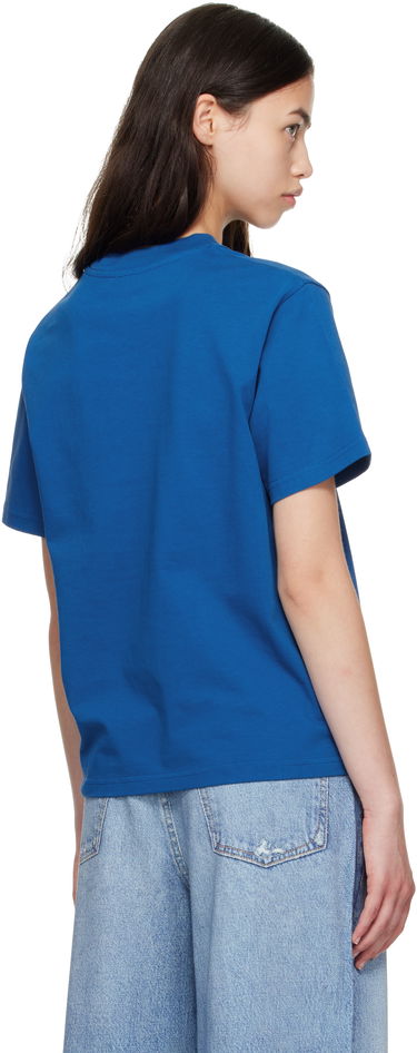 Tričko Casablanca Casablanca Mount Fuji Rubber Patch T-Shirt Modrá | WPF25-JTS-046-04, 2