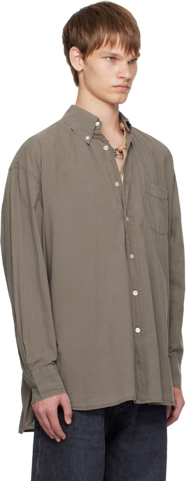 Košeľa OUR LEGACY Our Legacy Borrowed Button-Down Shirt Zelené | M4252BC, 1