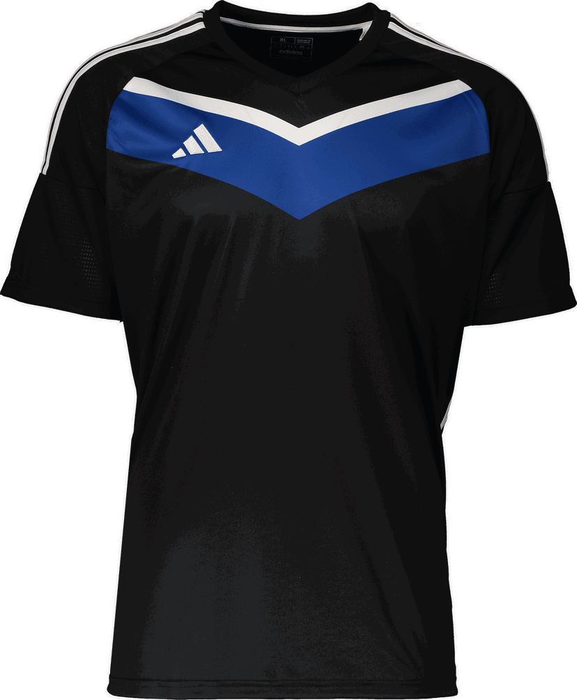 Dres adidas Originals Short-Sleeve V-Neck Jersey with Chest Panel Čierna | hr4244schwarz